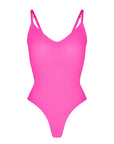 Stefanie - Naadloze Bodysuit String Met Spaghetti Schouderbandjes - Bella Fit™