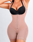 Felicia - Ademende Latex Body met Open Borst, Buikcontrole en Stevige Compressie Shapewear. - Bella Fit™