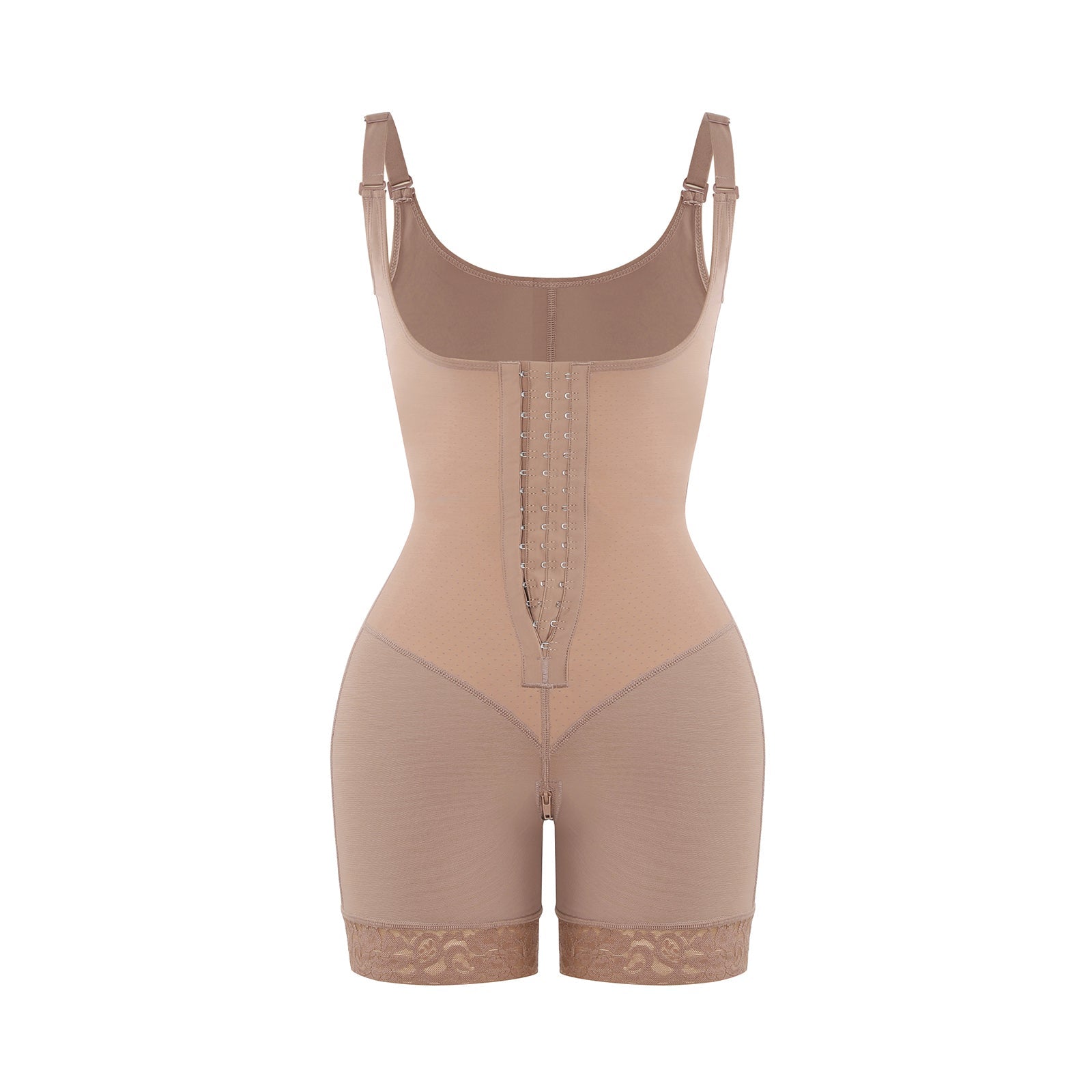 Felicia - Ademende Latex Body met Open Borst, Buikcontrole en Stevige Compressie Shapewear. - Bella Fit™