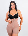 Felicia - Ademende Latex Body met Open Borst, Buikcontrole en Stevige Compressie Shapewear. - Bella Fit™