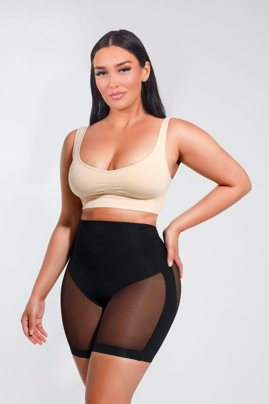 Madison - Bauchformende Shapewear mit Mesh, Tiefer Rücken & Po - Lifting Effekt - Bella Fit Deutschland