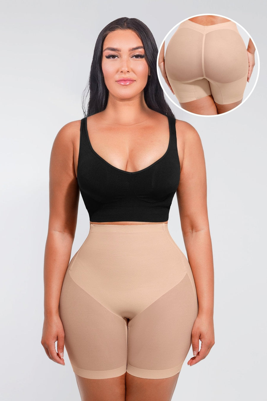 Madison - Bauchformende Shapewear mit Mesh, Tiefer Rücken & Po - Lifting Effekt - Bella Fit Deutschland