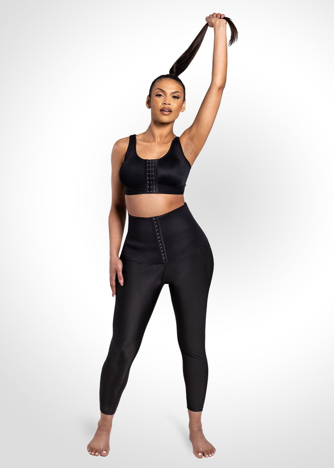 Corrigerende Leggings Afvallen Buik Sportlegging Zweetband