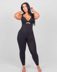 Dhalia - Knielengte Full Body Shaper Met Afneembare Schouderbandjes - Bella Fit™