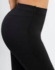 Larisa - High Waist Built-in Shaping Mesh Broek Met Rechte Pijp - Bella Fit™