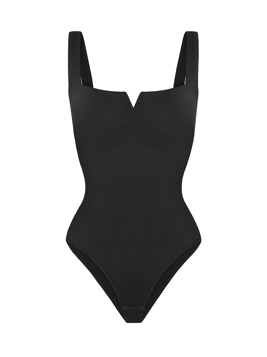 Lilou - Bodysuit Vierkante Kraag - Bella Fit™