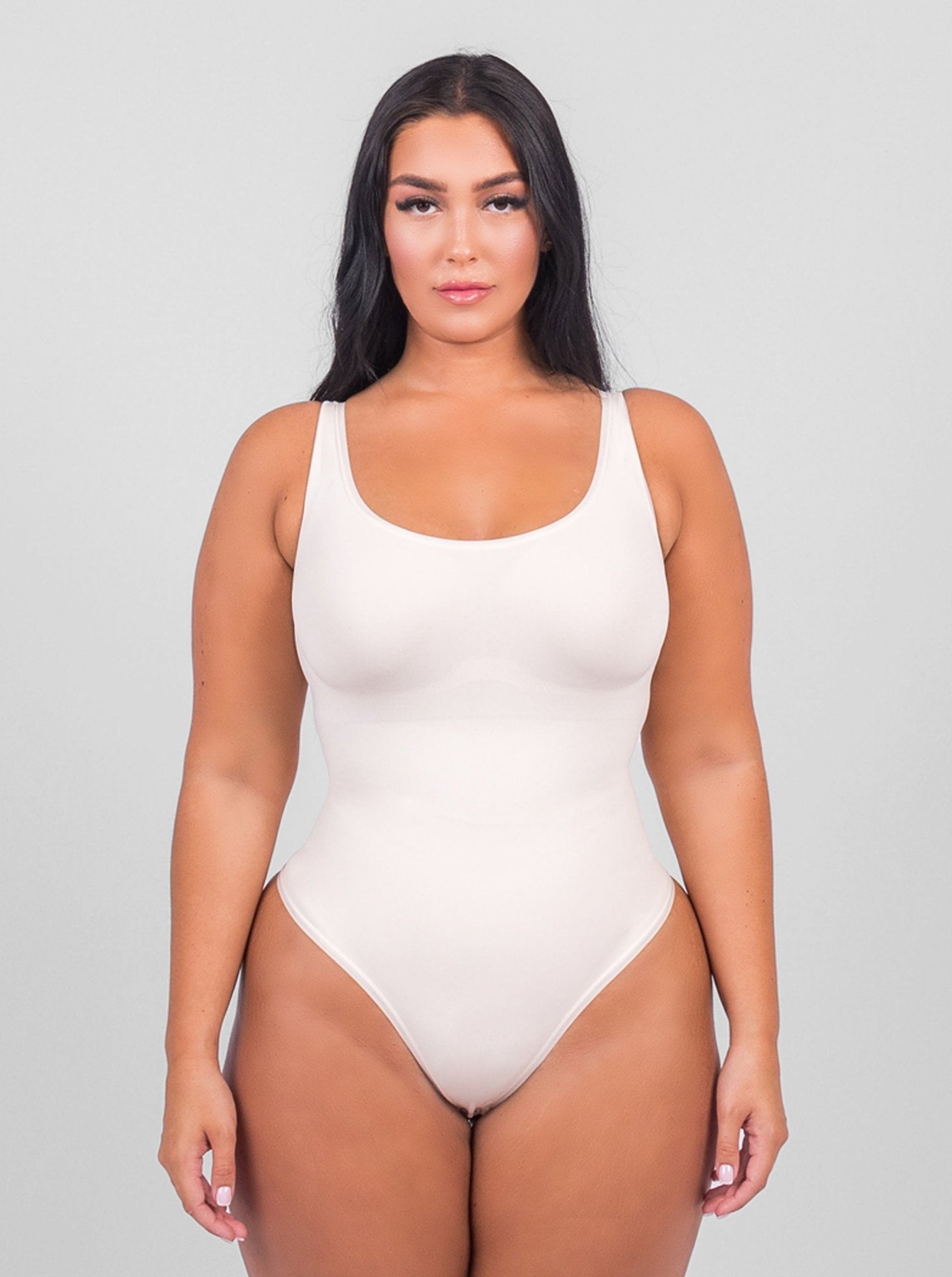 Olivia - Naadloze Taille Shaping Bodysuit String Eco-friendly - Bella Fit™