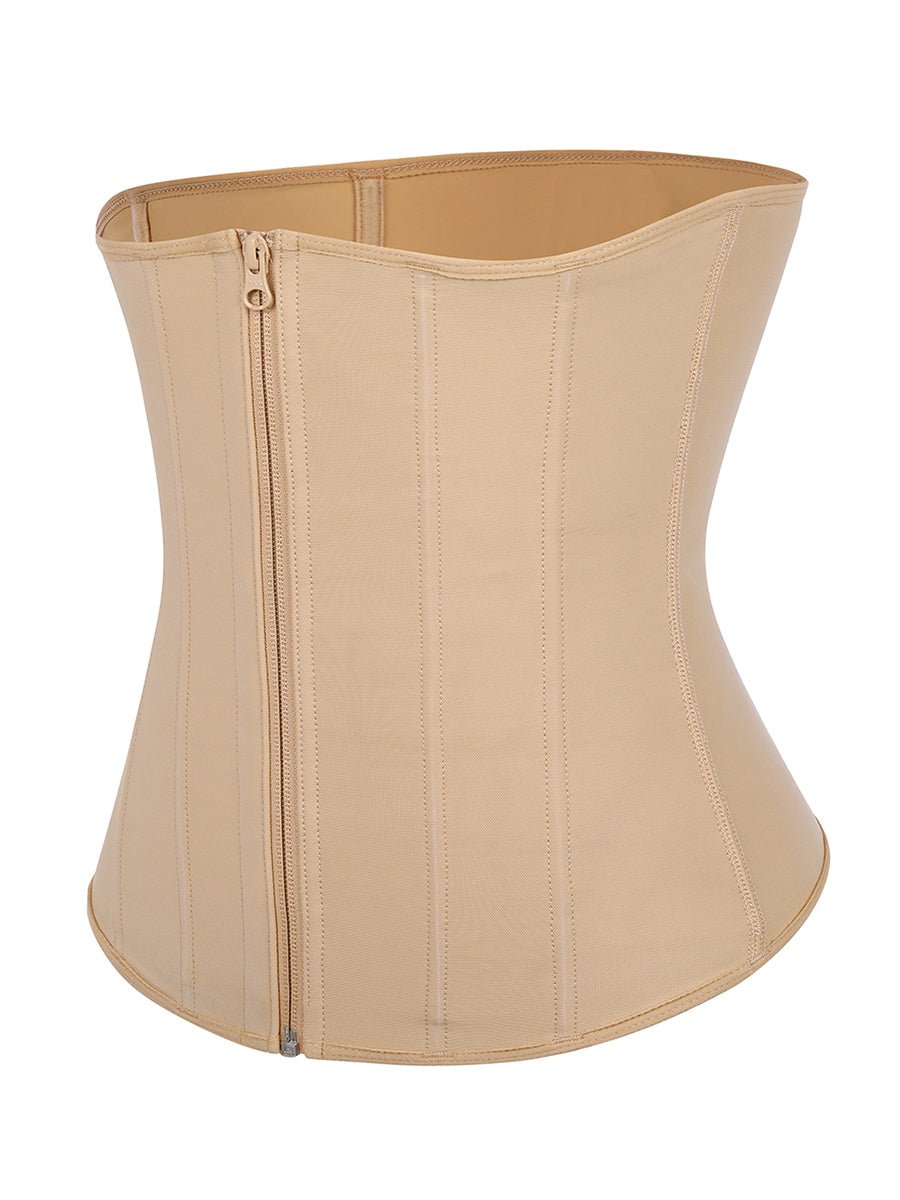 Waist Trainer Met Rits Slanke Taille Haakjes 9 Stalen Baleinen